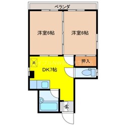 長岡ビルの物件間取画像